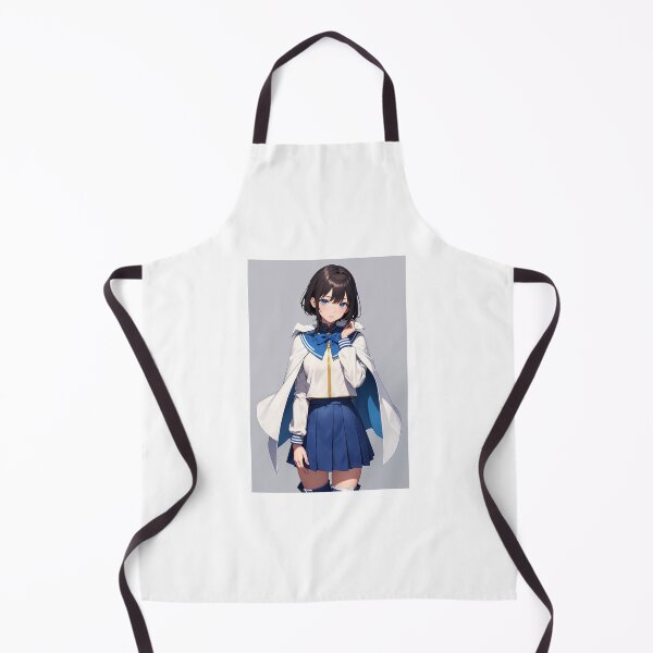 Item preview, The Serene Schoolgirl with a Hero's Cape designed and sold by iloveanimechibi.
