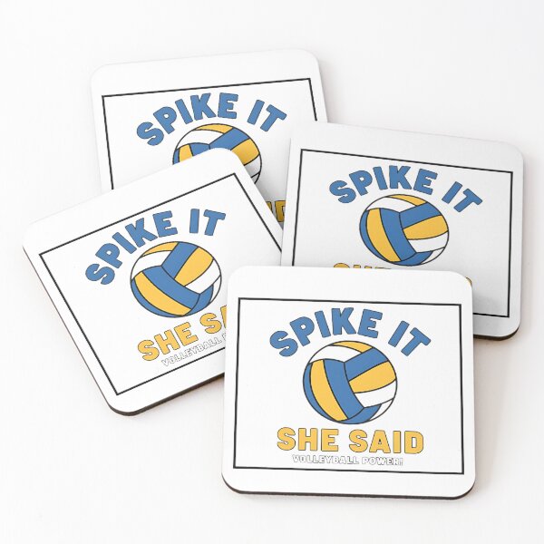 Item preview, Spike It She Said – Funny Volleyball Power Quote Design designed and sold by YoshidaKatsu0ph.