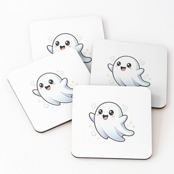 Item preview, Happy Little Ghost  designed and sold by Homelesssquid's Stickers & More.