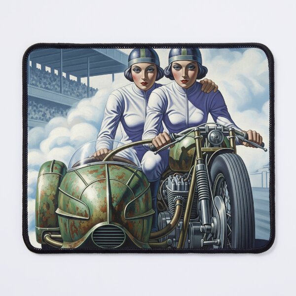 Item preview, The Steel Mechanists - Original Art Deco Artwork designed and sold by elektronen.