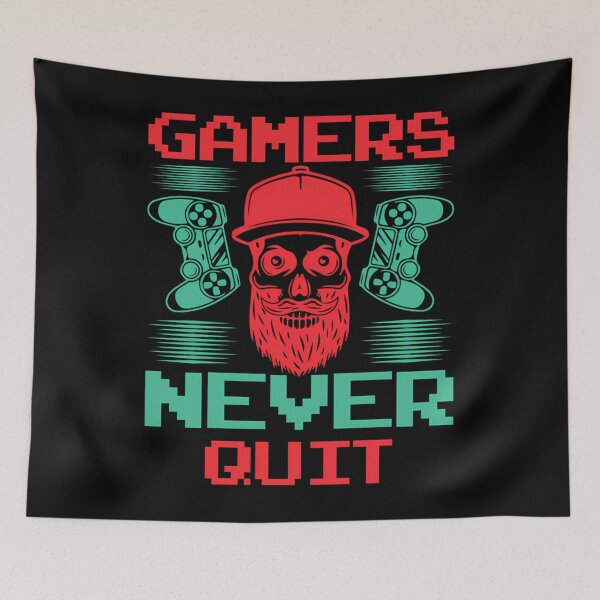 Item preview, Gamers Never Quit designed and sold by SheldonHoxie1.
