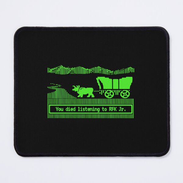 Item preview, Listening RFK Jr Oregon Trail  Funny Parody  Political Humor Vintage Game, Anti Trump designed and sold by MarlinConroy.