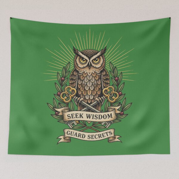 Item preview, Seek Wisdom Guard All Secrets Well designed and sold by EdvvinStudios.