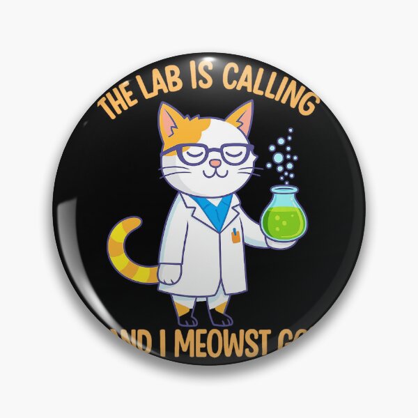 Item preview, Girls Lab Calling Science Funny Lab Cat Laboratory Chemistry  designed and sold by shadarien.
