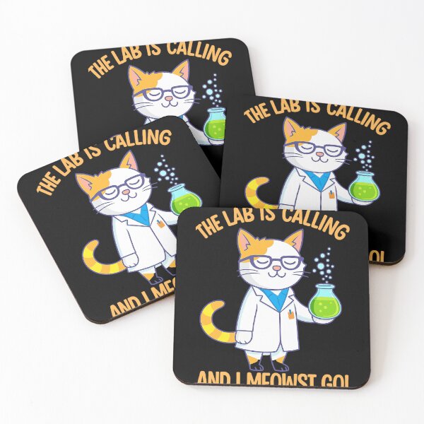 Item preview, Girls Lab Calling Science Funny Lab Cat Laboratory Chemistry  designed and sold by shadarien.