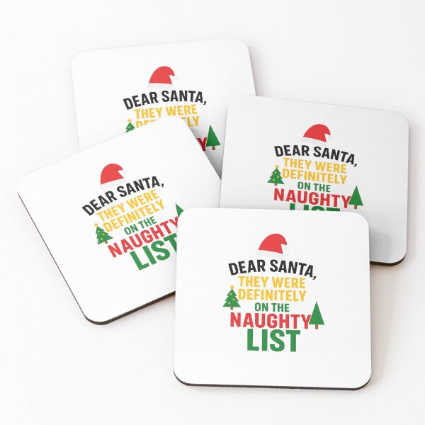Item preview, Funny Christmas Shirt – Dear Santa Naughty List Teacher Holiday Design designed and sold by FluffyCreative.