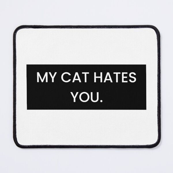 Item preview, My cat hates you happy bumper car birthday christmas funny prank meme gift weird designed and sold by CheeseBlueprint.