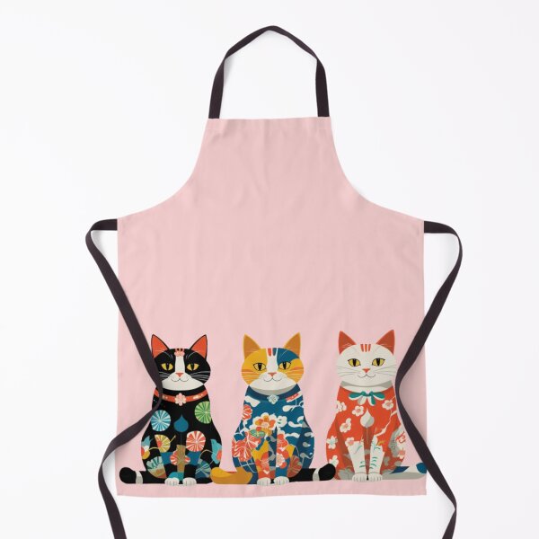 Item preview, Furoshiki-Inspired Cats: Black, Navy-Yellow Mix, and Red-White designed and sold by LEO'S CREATURE れおずくりーちゃー.
