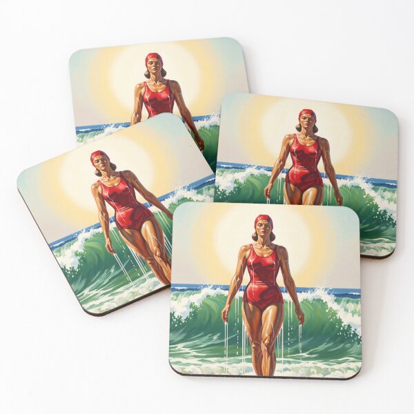 Item preview, The Lifesaver - Original Art Deco Artwork designed and sold by elektronen.
