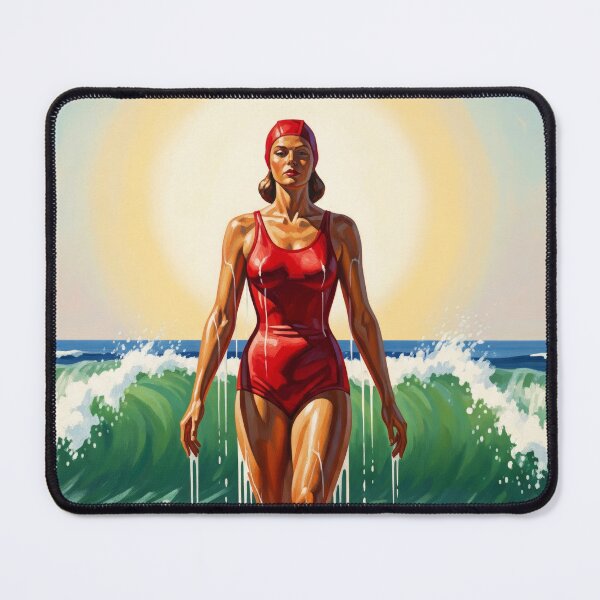 Item preview, The Lifesaver - Original Art Deco Artwork designed and sold by elektronen.