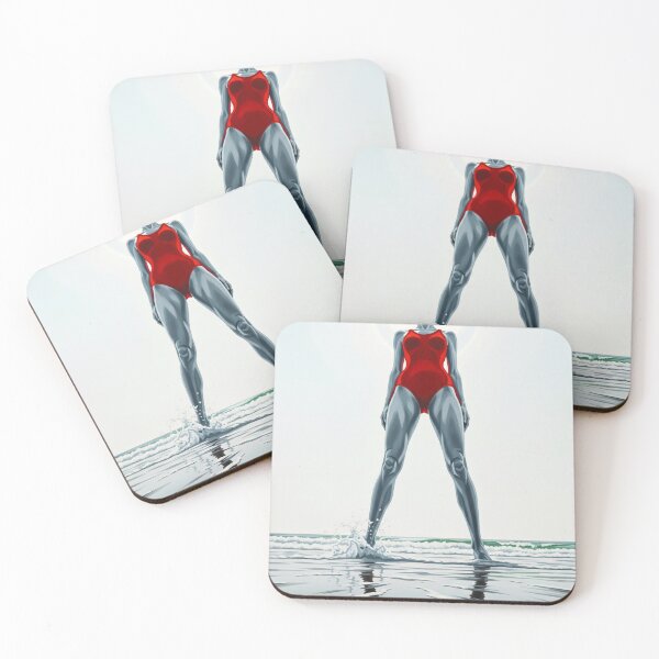 Item preview, The Giantess of the Foam - Original Art Deco Artwork designed and sold by elektronen.