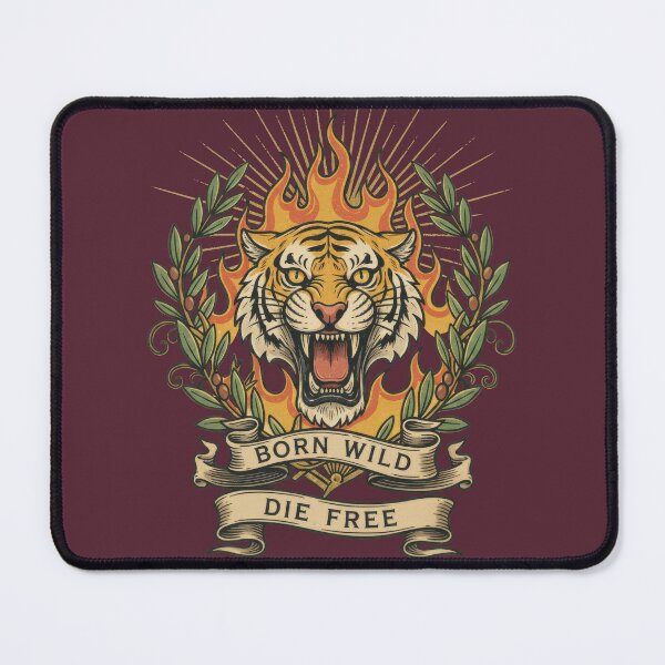 Item preview, Born Wild Die Free Stay Fierce Forever designed and sold by EdvvinStudios.