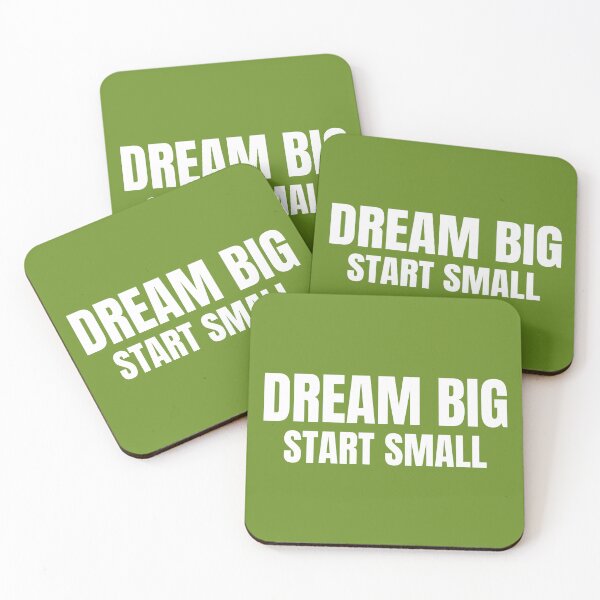 Item preview, DREAM BIG, START SMALL designed and sold by Motivational Tees.