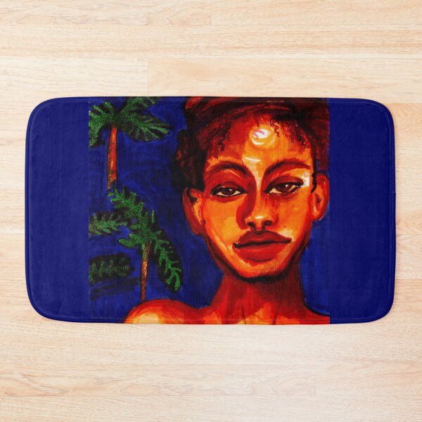 Item preview, Bold, Afrocentric, Island Woman Art Illustration  - Tropics Girl  designed and sold by KayKat888.