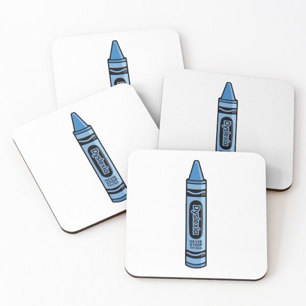 Item preview, Dyslexia Crayon Sticker designed and sold by thebluewildstudio.