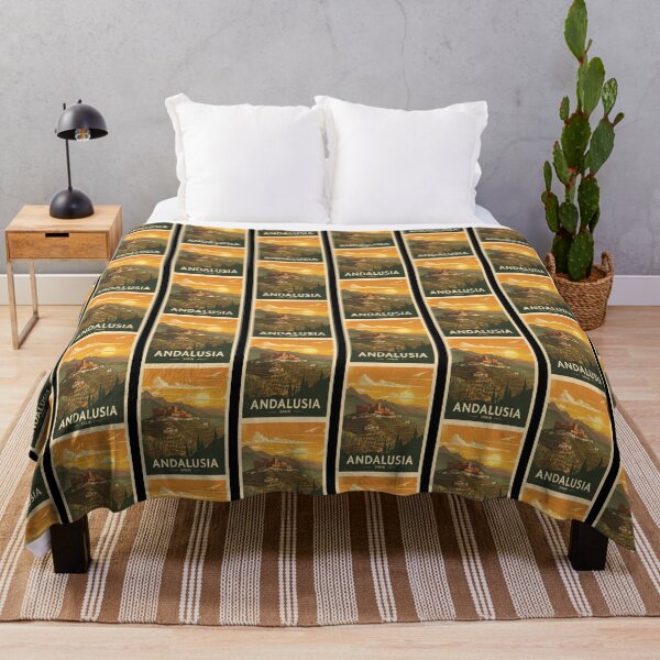 Item preview, Vintage Andalusia Spain Travel Poster – Retro Spanish Sunset Landscape Wall Art designed and sold by FestivityFinds.