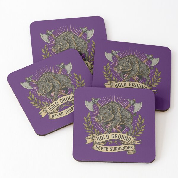 Item preview, Boar Will Not Fall Nor Flee designed and sold by EdvvinStudios.
