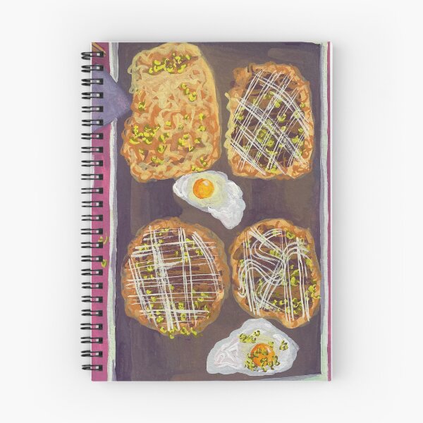 Aperçu de l'œuvre Okonomiyaki créée et vendue par HelenWarnerART.