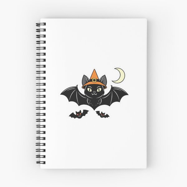 Aperçu de l'œuvre Chauves-souris d'Halloween vintage créée et vendue par Homelesssquid's Stickers & More.