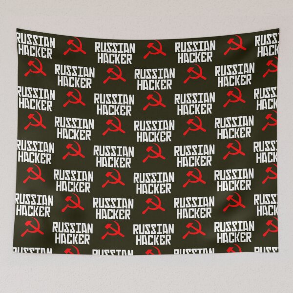 Item preview, Russian Hacker T Shirt Hammer And Sickle Funny Sarcastic designed and sold by Brandonviar.