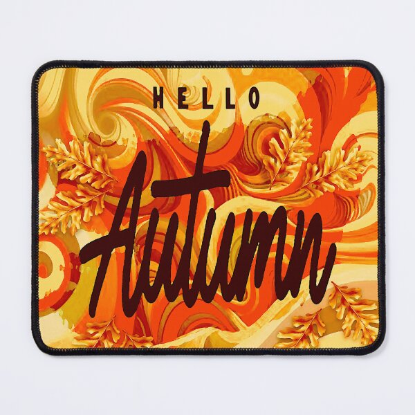 Item preview, Hello Autumn Graphic Words designed and sold by ViaARTfactory.