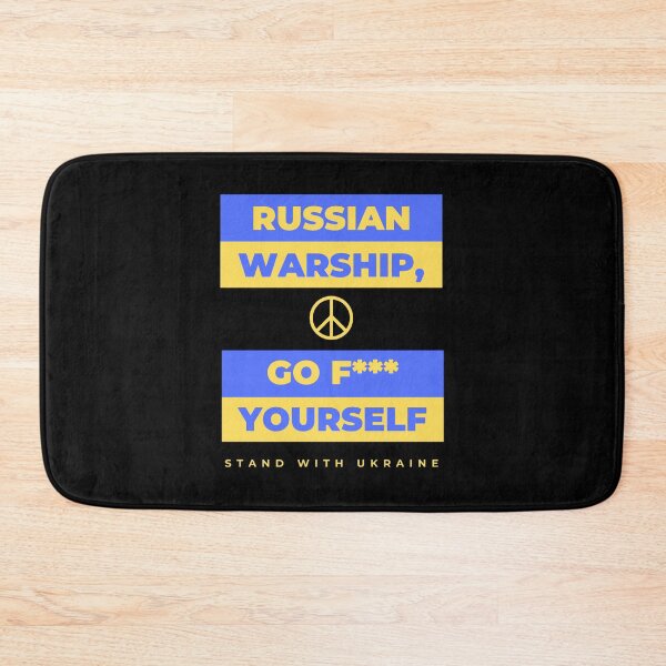 Item preview, Russian Warship Stand With Ukraine Anti Russian Peace Tee designed and sold by Brandonviar.