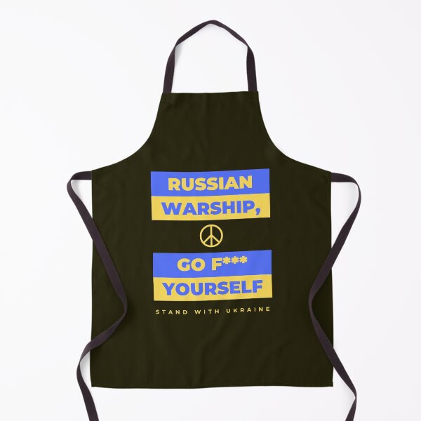 Item preview, Russian Warship Stand With Ukraine Anti Russian Peace Tee designed and sold by Brandonviar.