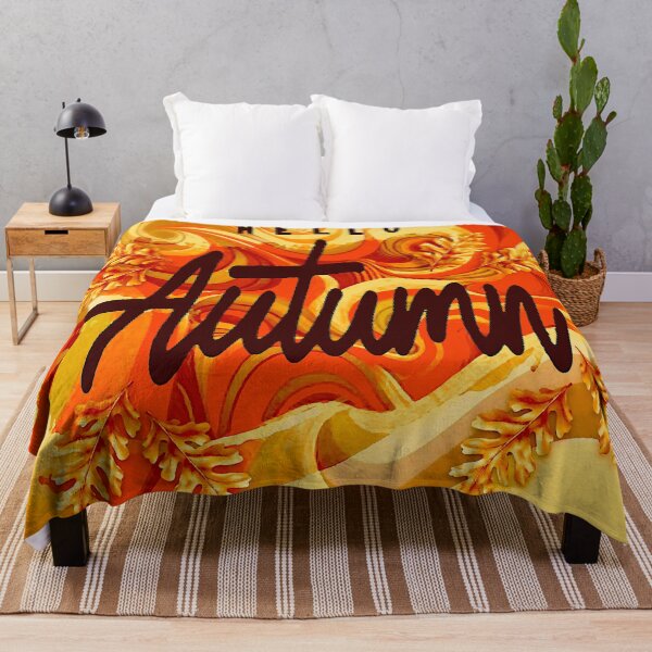 Item preview, Hello Autumn Graphic Words designed and sold by ViaARTfactory.
