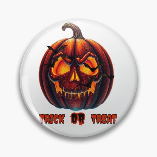Item preview, rick or Treat Evil Pumpkin – Scary Halloween T-Shirt designed and sold by THEPLUGceoMERCH.