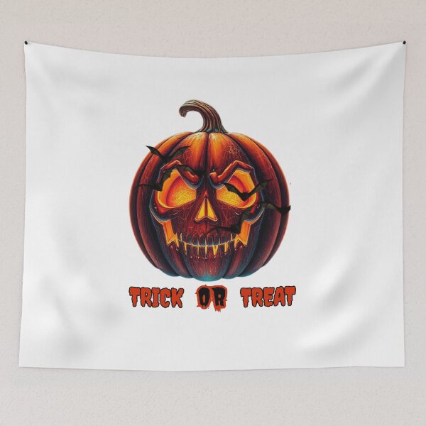 Item preview, rick or Treat Evil Pumpkin – Scary Halloween T-Shirt designed and sold by THEPLUGceoMERCH.