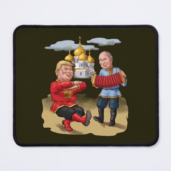 Item preview, Trump and Putin Russian Dance Cartoon designed and sold by Brandonviar.