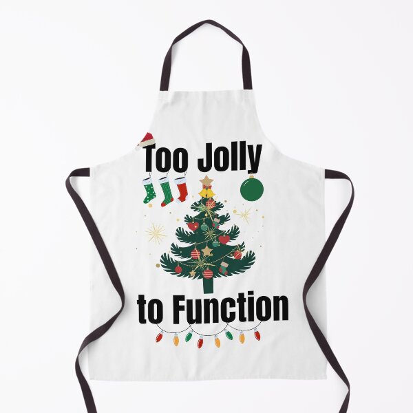 Item preview, Christmas Tree Decoration Festive Holiday Design Too Jolly to Function designed and sold by luckyhue.