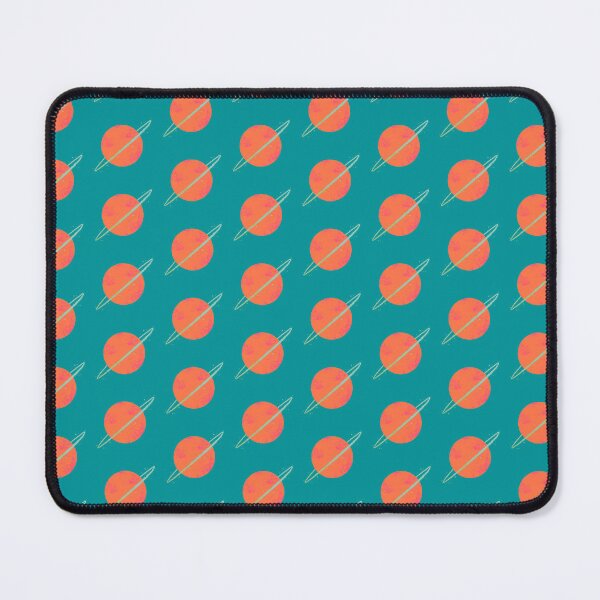 Item preview, A Little Bright Orange Planet with a Turquoise Ring designed and sold by Yulia Saraswati.
