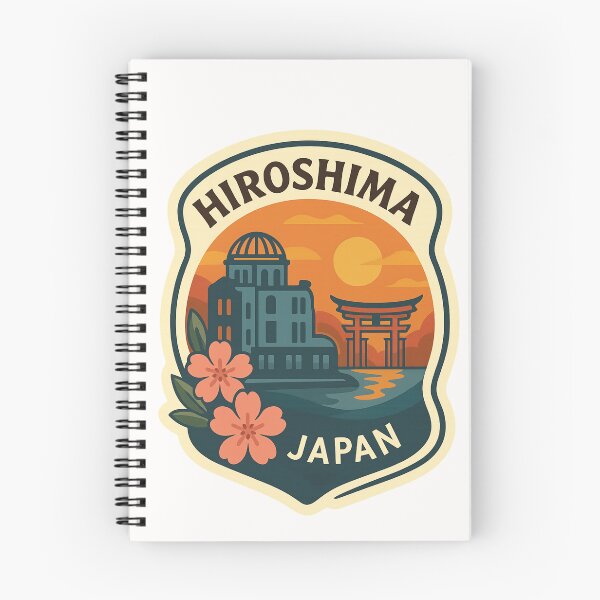 Item preview, Hiroshima Japan Sunset with Genbaku Dome and Torii Gate designed and sold by Places On Earth.