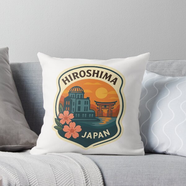 Item preview, Hiroshima Japan Sunset with Genbaku Dome and Torii Gate designed and sold by Places On Earth.