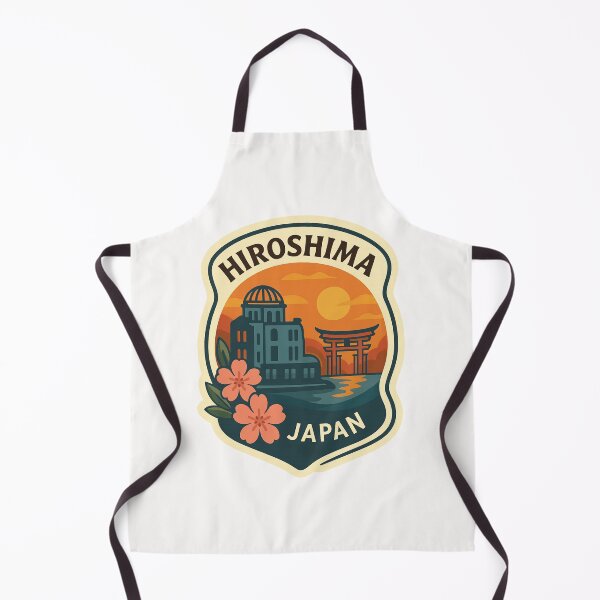 Item preview, Hiroshima Japan Sunset with Genbaku Dome and Torii Gate designed and sold by Places On Earth.
