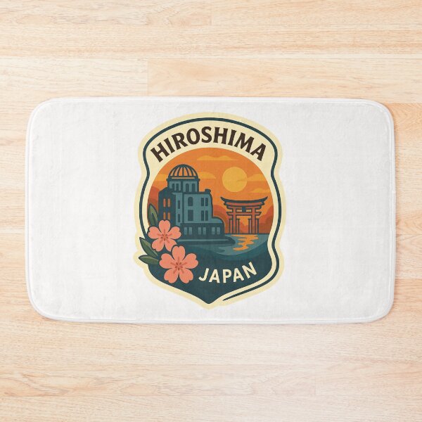 Item preview, Hiroshima Japan Sunset with Genbaku Dome and Torii Gate designed and sold by Places On Earth.