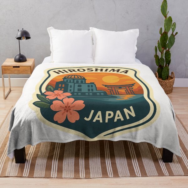 Item preview, Hiroshima Japan Sunset with Genbaku Dome and Torii Gate designed and sold by Places On Earth.