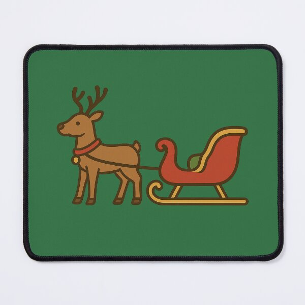Item preview, Sleigh + Reindeer designed and sold by NoRestDesigns.