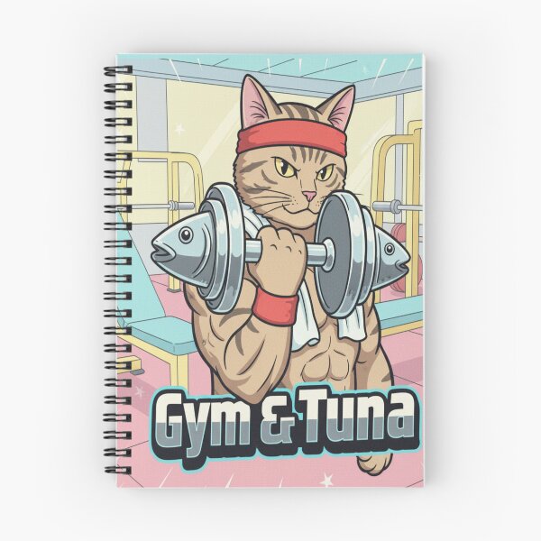 Item preview, Fitness Trainer Cat Funny Gym Workout Kitty Design designed and sold by Neko-Doodle-co.