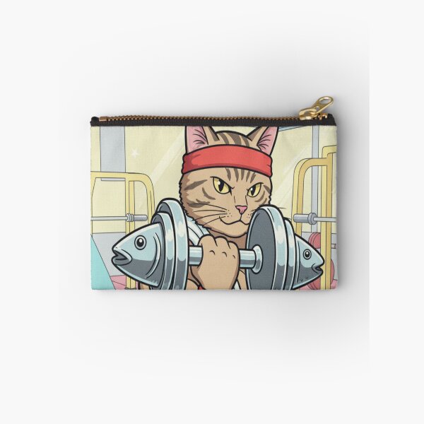 Item preview, Fitness Trainer Cat Funny Gym Workout Kitty Design designed and sold by Neko-Doodle-co.