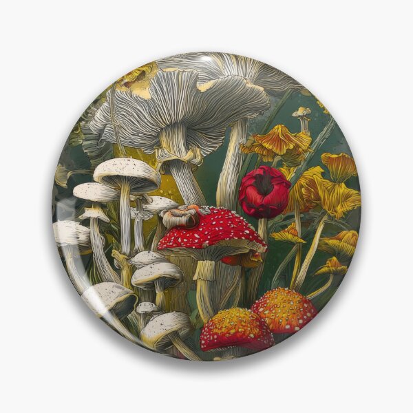 Item preview, Mushrooms Forest Formality designed and sold by scicilysimonee.