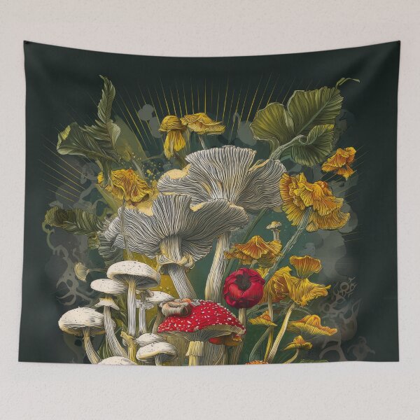 Item preview, Mushrooms Forest Formality designed and sold by scicilysimonee.