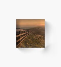 Warm and hazy, time to be lazy Acrylic Block