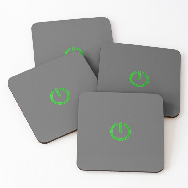 Item preview, Minimalist Neon Green Power Symbol Icon – Retro-Futuristic Cyber Glow Digital Illustration designed and sold by PixelVibe782.