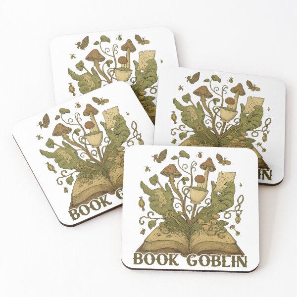 Item preview, Book Goblin Whimsical Fantasy Design designed and sold by CottonandQuill.