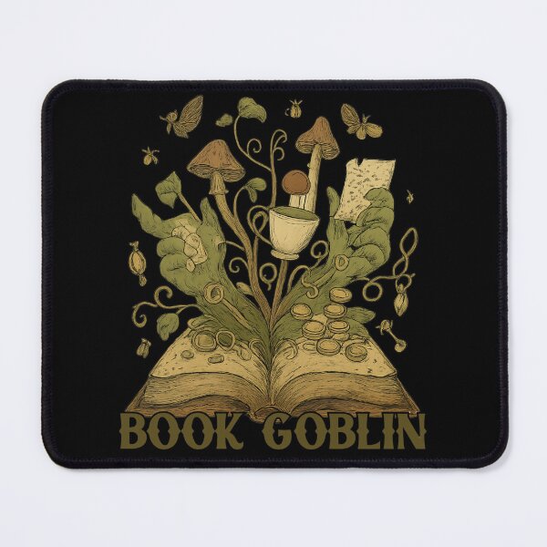 Item preview, Book Goblin Whimsical Fantasy Design designed and sold by CottonandQuill.