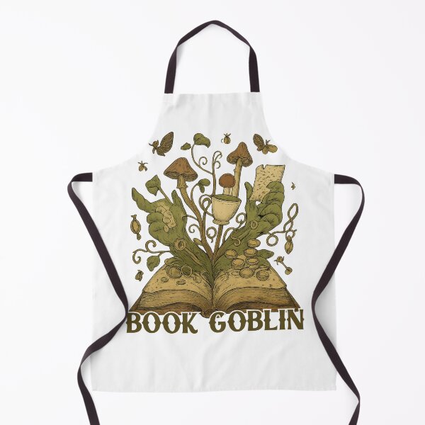 Item preview, Book Goblin Whimsical Fantasy Design designed and sold by CottonandQuill.