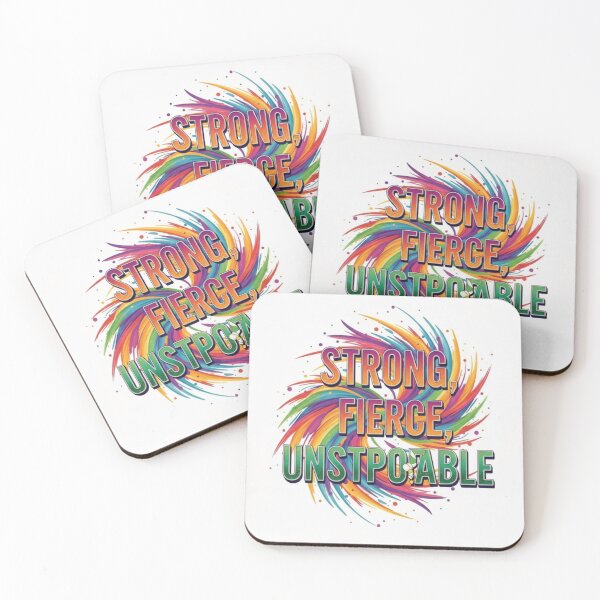 Item preview, Strong, Fierce, Unstoppable – Motivational Quote for Women Empowerment designed and sold by Rockz-Fashion.