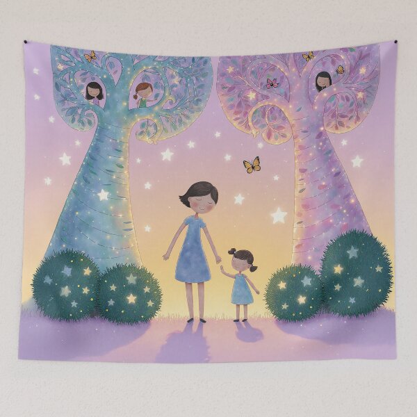 Item preview, Magical Evening Walk with Mom designed and sold by Whimsical Hug.